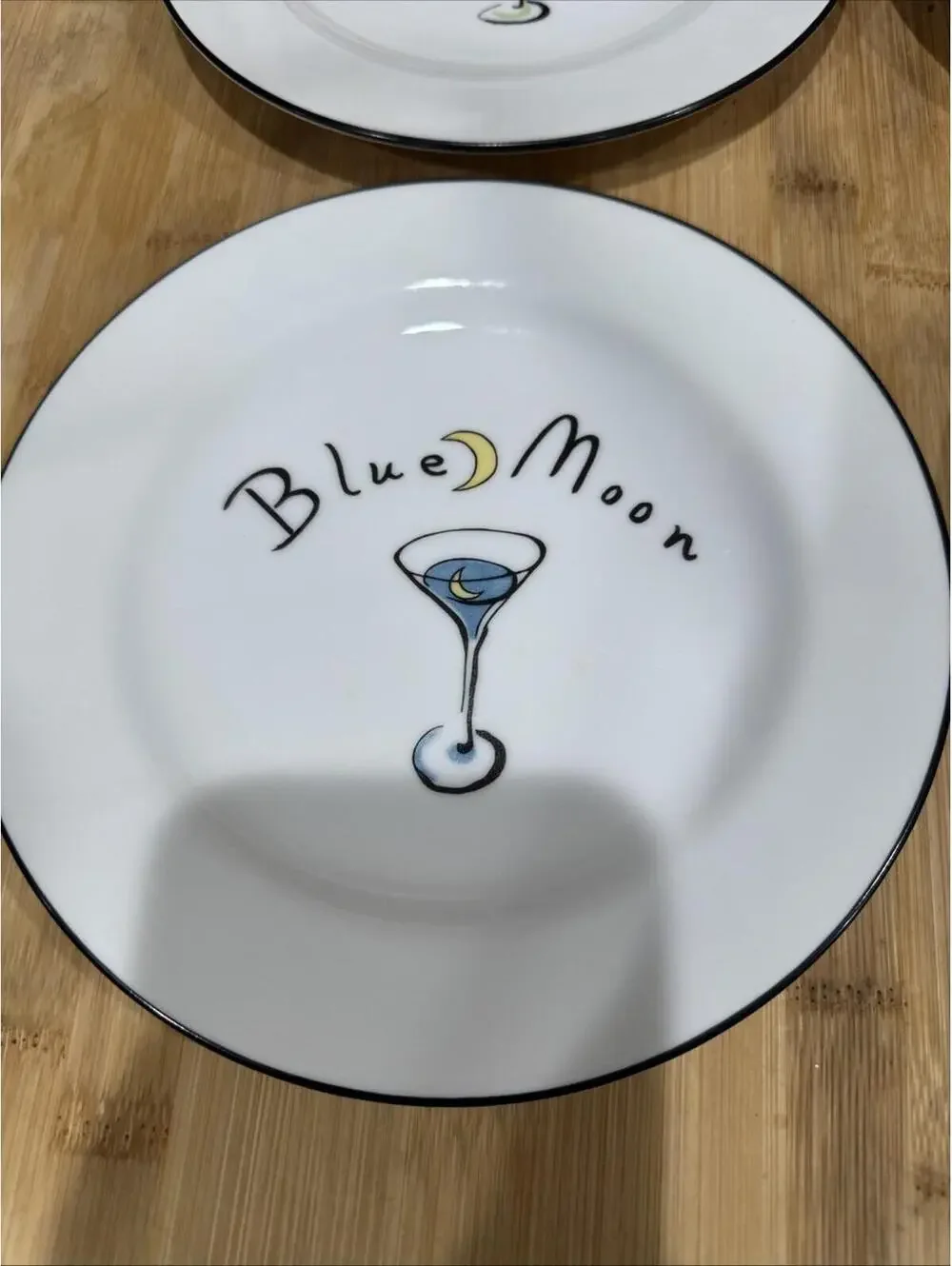 4 Pottery Barn martini plate set of four  Cocktails Party, dessert, cake *